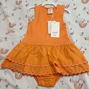 NWT - Seed Heritage Dress - size 12-18 mos